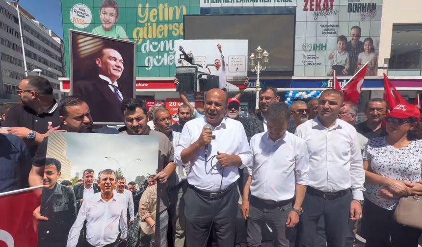 CHP Gaziantep’te şok protesto! Vakkas Acar’dan sert sözler…