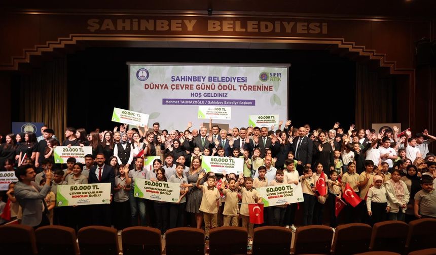 Gaziantep'te okullara ödül yağmuru