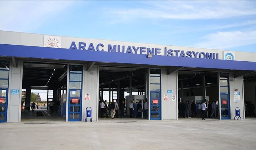 Yılın ilk yarısında yaklaşık 7,9 milyon araç muayeneden geçirildi