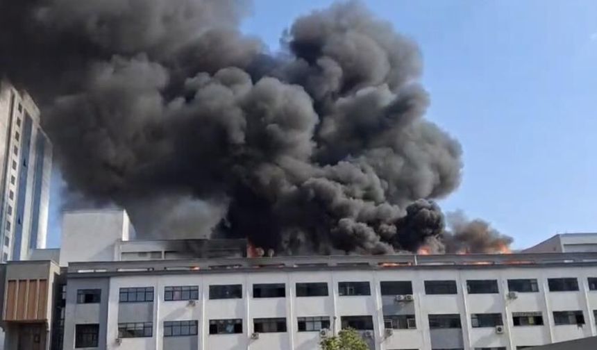 Gaziantep'teki dev yangın kontrol altına alındı! 55 personel saatlerce mücadele etti