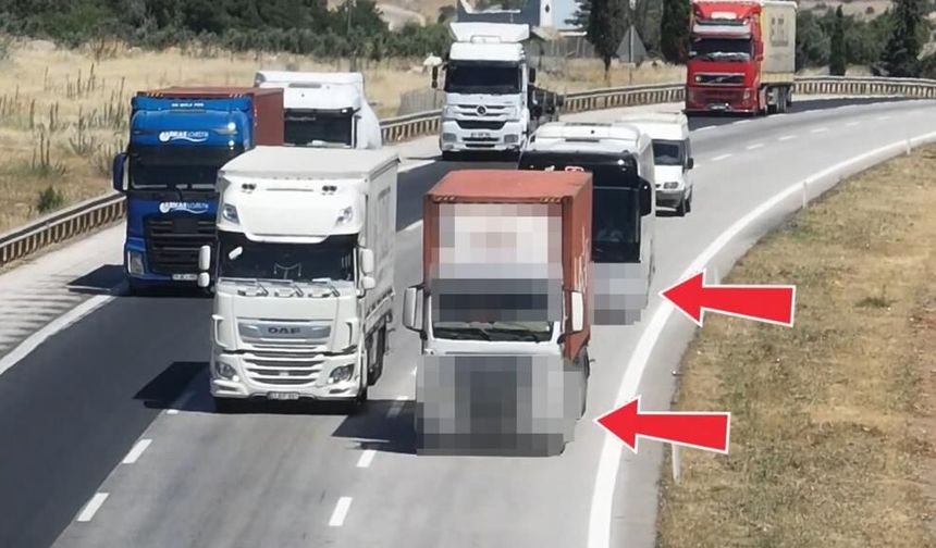 Gaziantep'te İHA destekli kapsamlı otoyol denetimi: Yüzelerce araca ceza!