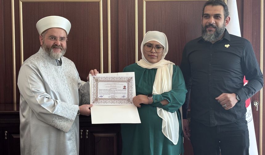 Arjantin’den geldi, Gaziantep’te Müslüman oldu…