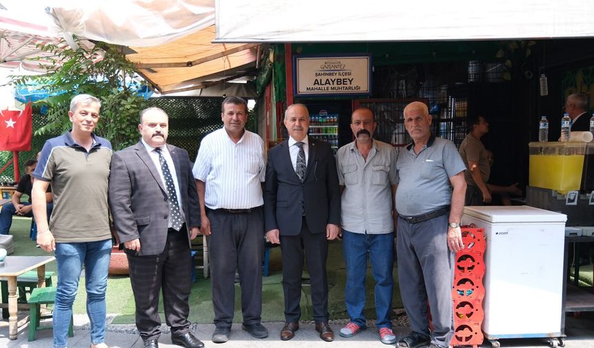 MHP Gaziantep İl Başkanı Kılıç vatandaşın nabzını tuttu!