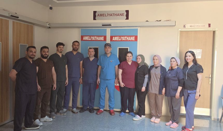 Gaziantep’te 2,5 kiloluk dev miyom başarıyla alındı