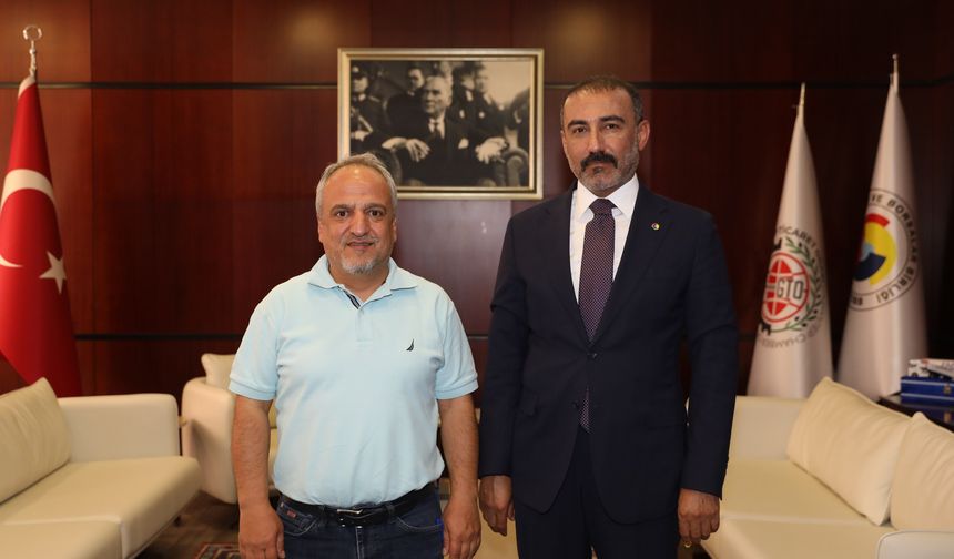 Gaziantep Ticaret Odası’nda önemli ziyaret! Düzbağ konuşuldu…