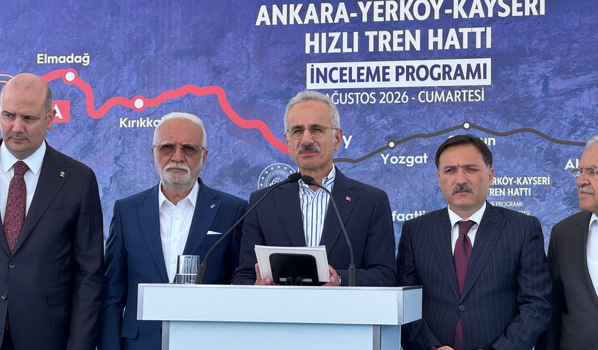 Gaziantep- Mersin arası 2 saat 15 dakikaya düşüyor! Hızlı Tren Projesi için geri sayım