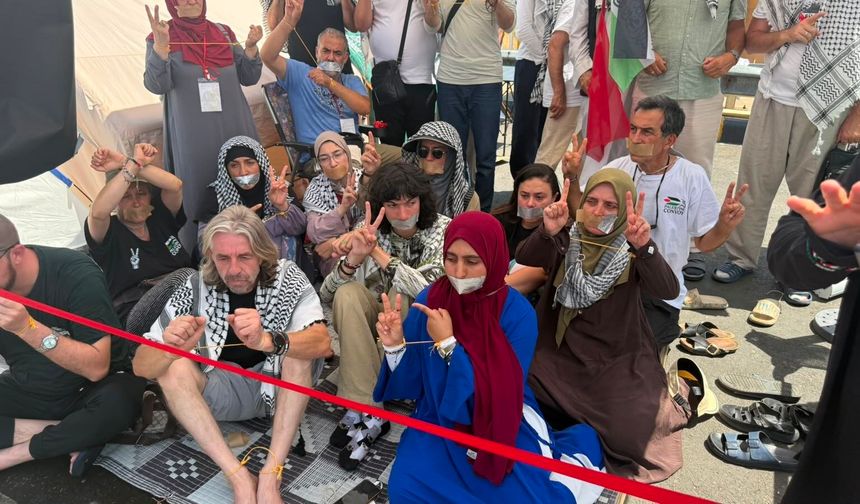 Gazze’deki ablukayı kırmak için yola çıkmışlardı! Aktivistler açlık grevine başladı