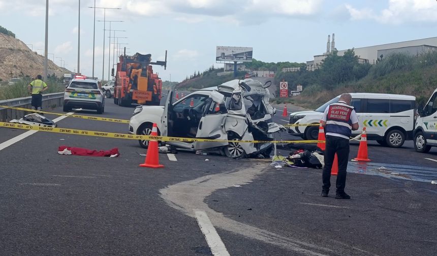 Kuzey Marmara Otoyolu’nda feci kaza: Ölü ve yaralılar var