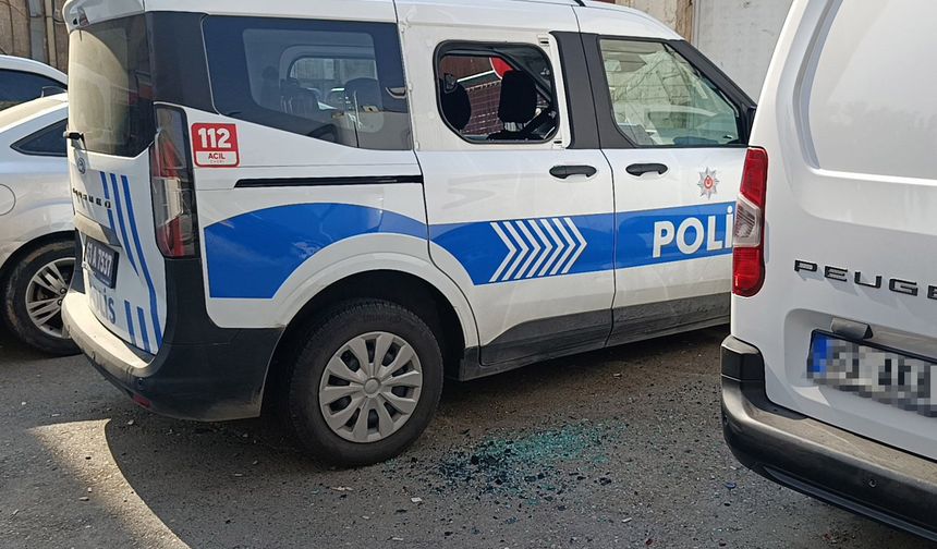 Şanlıurfa'da polis aracına zarar veren zanlı tutuklandı