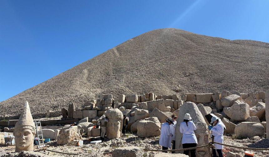 Nemrut’un dev heykellerine 5 yıllık koruma kalkanı
