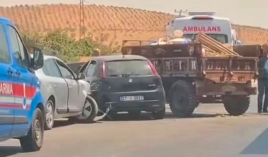 Gaziantep'te zincirleme kaza! 2 yaralı…