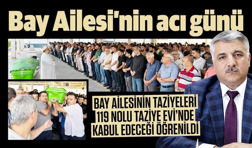 Gaziantep iş dünyası acı gününde Bay Ailesi’ni yalnız bırakmadı! Dualarla uğurlandı