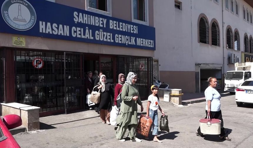 Gaziantep’te kursiyerler hem eğleniyor hem öğreniyor