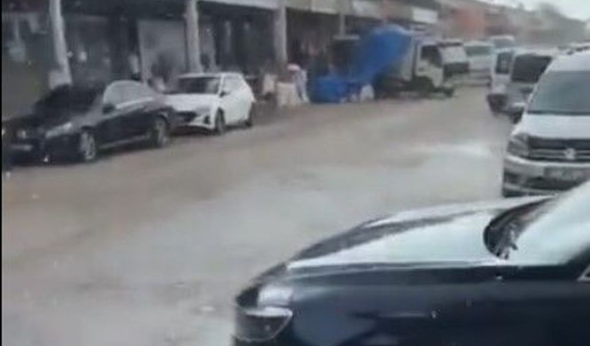 Gaziantep’te sağanak yağış sürprizi…