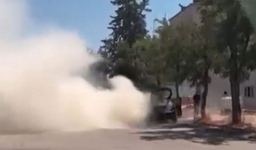 Gaziantep’te korku dolu anlar! Bir anda dumanlar yükseldi