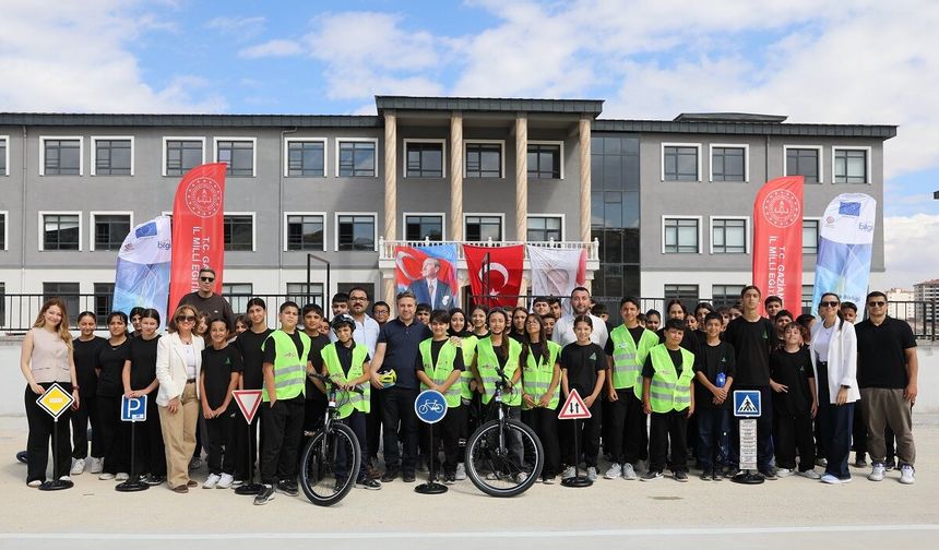 Gaziantep’te öğrenciler sürdürülebilir hareketlilik için pedal çevirdi!