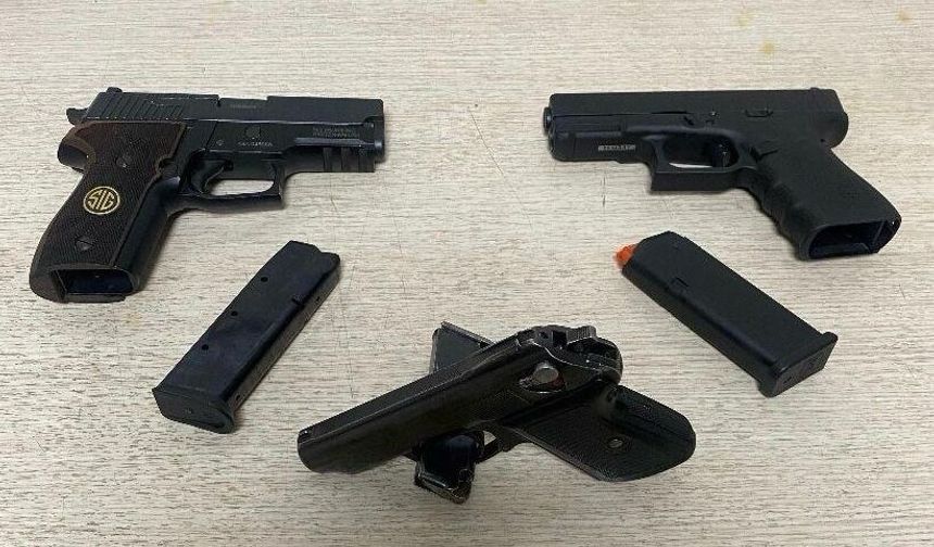 Gaziantep’te operasyon! 3 ruhsatsız silah ele geçirildi