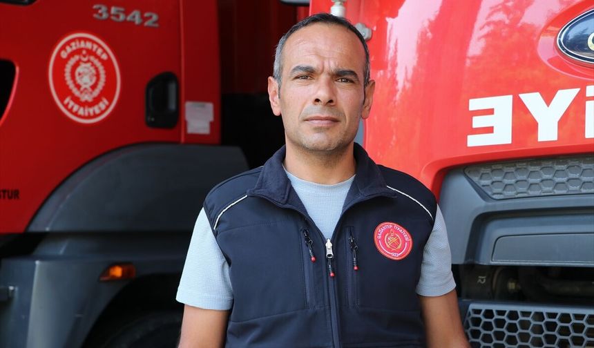 Gaziantep'te babasının izinden gitti, 17 yıldır can ve mal kurtarıyor