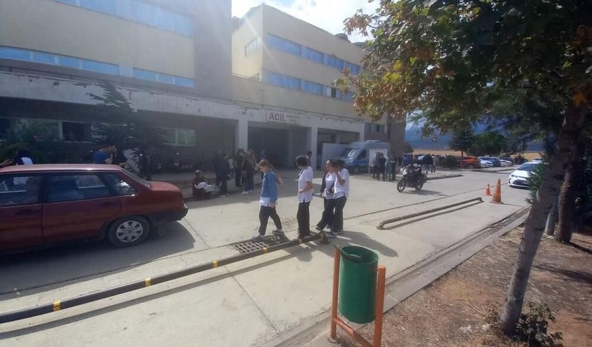 Gaziantep'te hastanede korkutan yangın (VİDEOHABER)