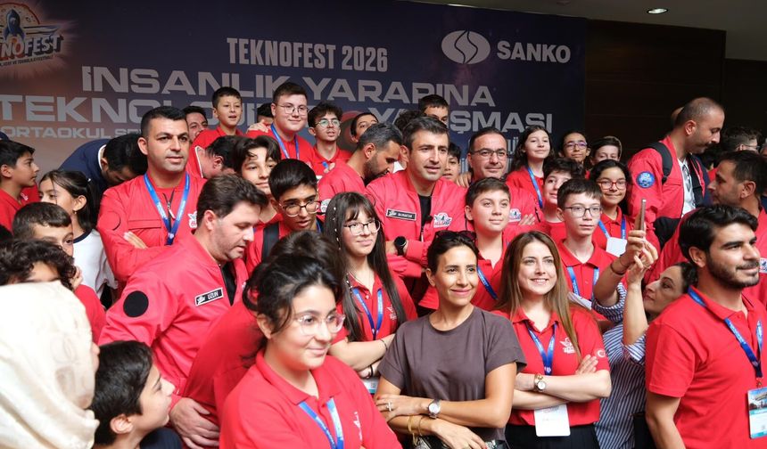 SANKO yürütücülüğünde düzenlenen Teknofest insanlık yararına teknolojiler yarışmasına ziyaret