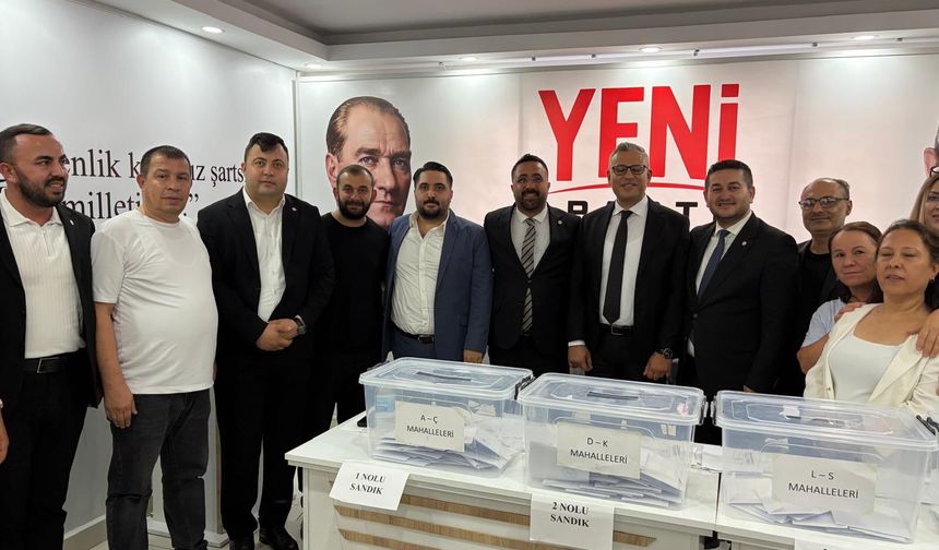 Yeni Parti Gaziantep’te delege seçimleri tamam! Gözler İlçe Kongrelerinde…