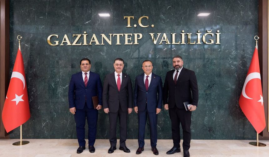 Irak Gaziantep Başkonsolosunda Vali Çeber’e ziyaret! İşbirliği güçlenecek…