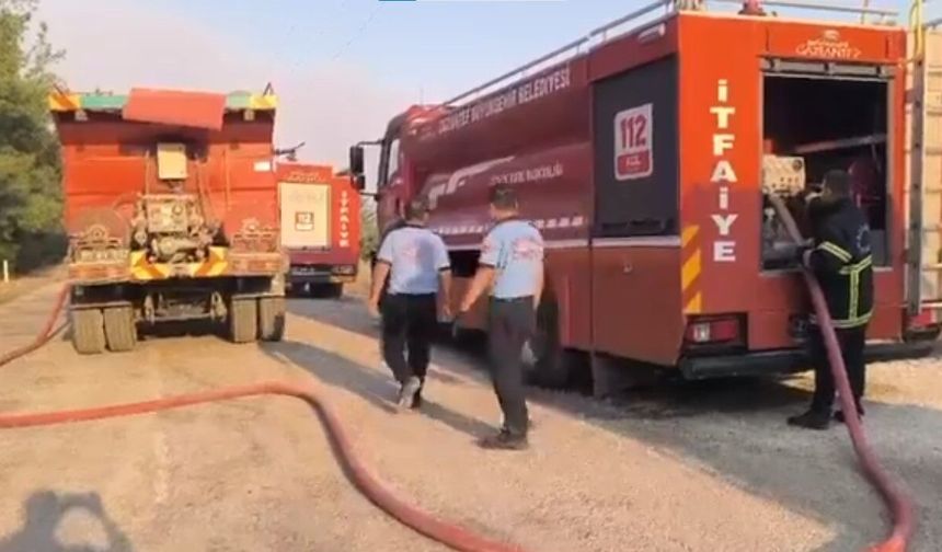 Adana’da orman yangını sürüyor! Gaziantep Büyükşehir ekipleri seferber oldu