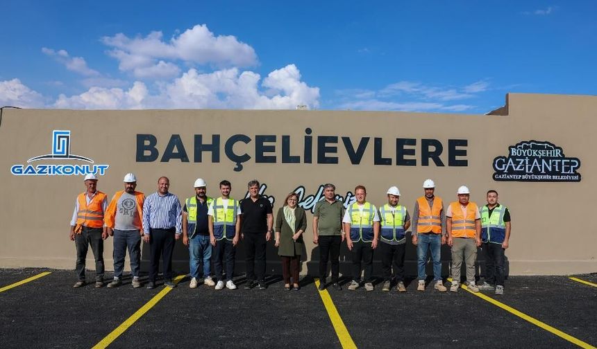 Gaziantep’te Bahçelievler projesinde tanıtım: 5 bin konut teslim edilecek