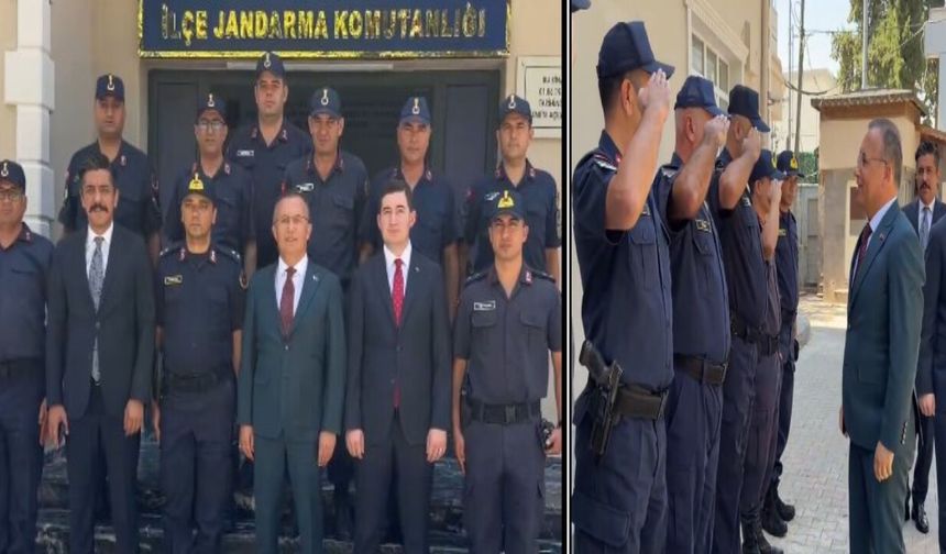 Gaziantep Valisi Çeber’den dikkat çeken ziyaret! Oğuzeli’nde asayiş berkemal