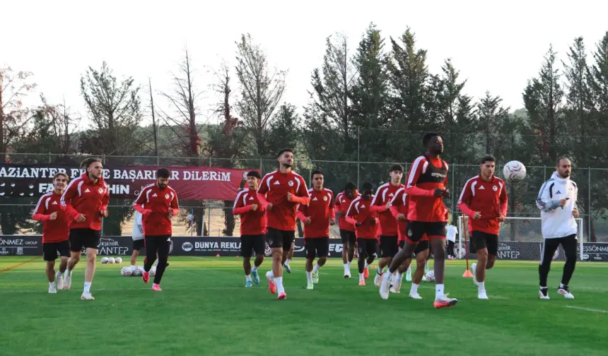 Gaziantep FK Erzurumspor maçı hazırlıklarına başladı