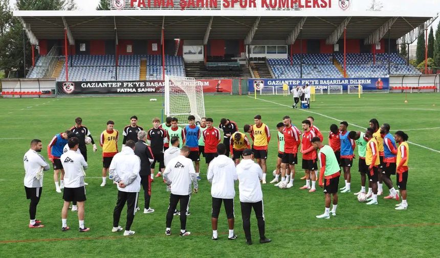 Gaziantep FK, Erzurumspor maçı hazırlıklarına devam ediyor.