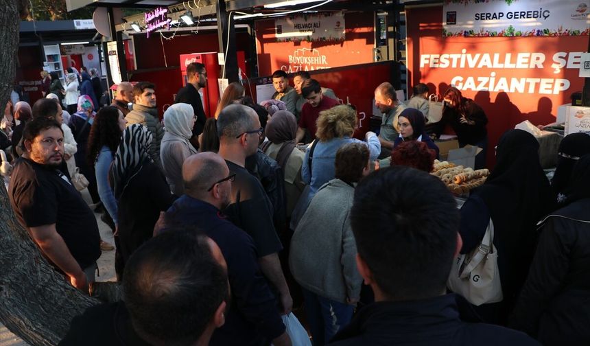 Gaziantep'te festival devam ediyor