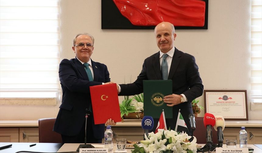 Gaziantep Üniversitesi’nde imzalar atıldı! O fakülteler Halep Üniversitesi’ne devrediliyor…
