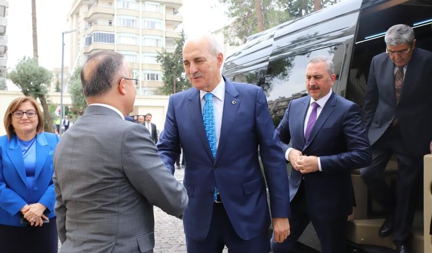 TBMM Başkanı Numan Kurtulmuş Gaziantep’te! Valiliği ziyaret etti…