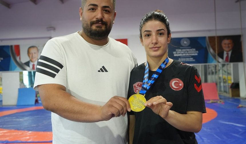 Babası ‘erkek sporu’ diyerek karşı çıkmıştı! Gaziantepli Sema, Balkan Şampiyonu oldu