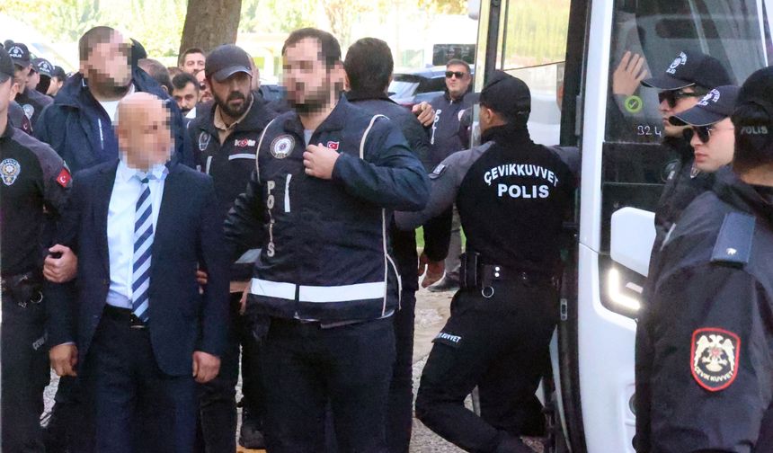 Gaziantep’te de operasyon yapılmıştı! Milas Belediyesi soruşturmasında şüpheliler adliyede…