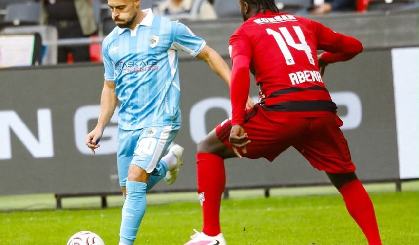 Gaziantep FK'nin galibiyet hasreti 5 maça çıktı