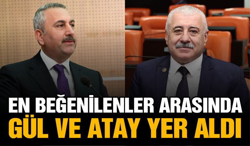 Bölgenin en beğenilen milletvekilleri listesinde Gaziantep’ten 2 isim