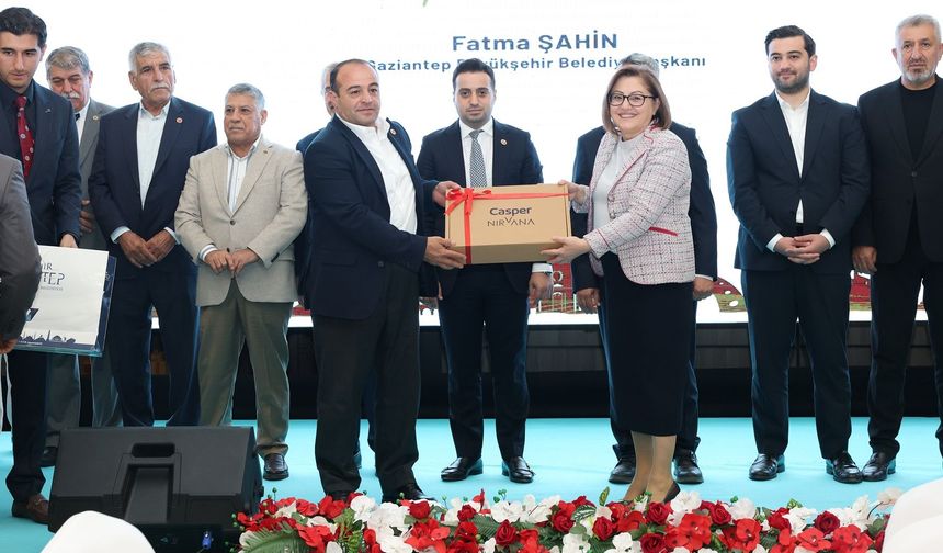 Gaziantep’te muhtarlara destek sürüyor