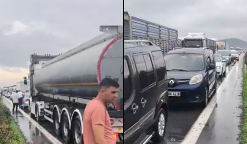 Gaziantep- Nurdağı yolu kilitlendi! İşte o anlar…