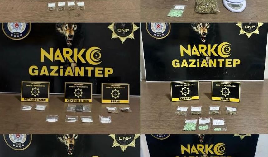 Gaziantep’te uyuşturucu tacirlerine dev operasyon: 294 Şüpheli yakalandı!