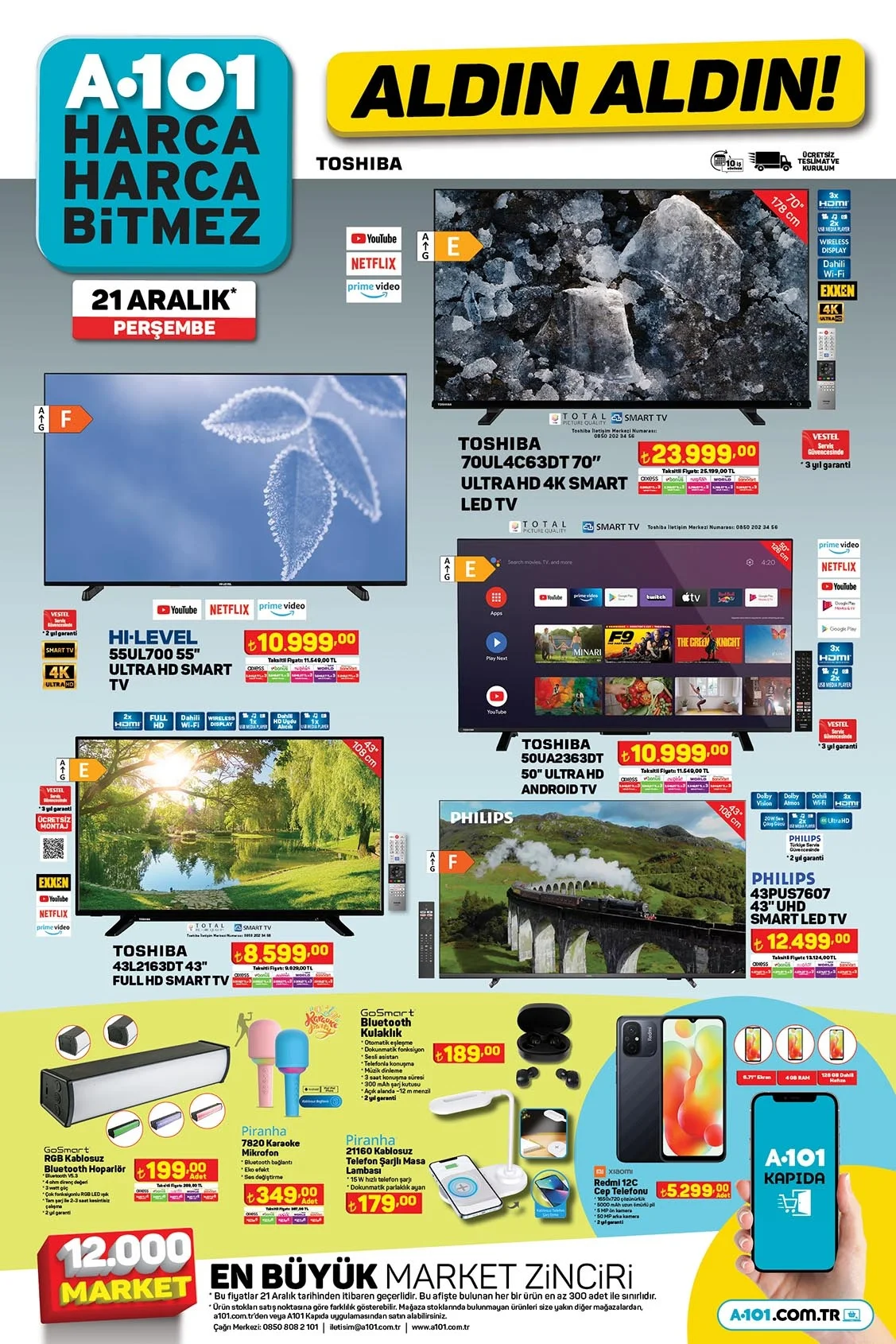 A101 Aktüel Kataloğu 21 Aralık 2023 Listesi (3)