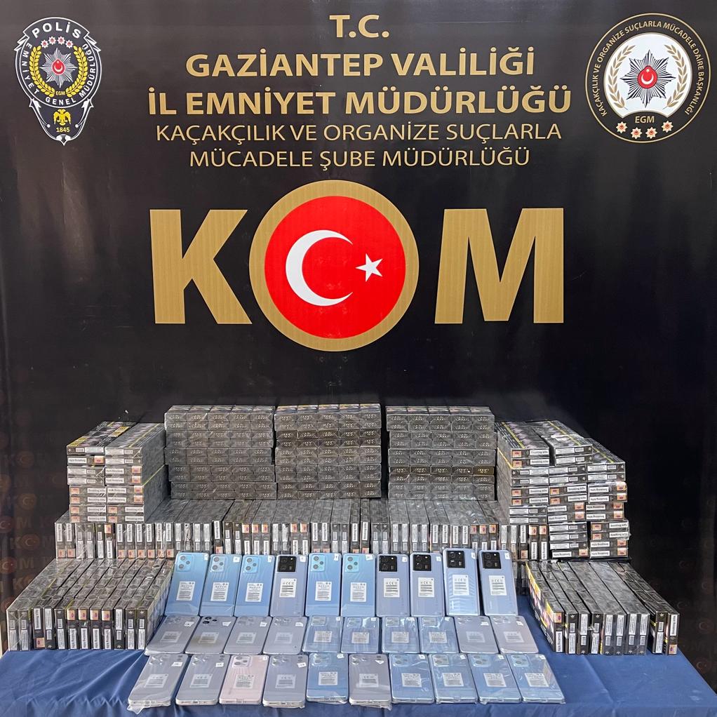Gaziantep'te  2023 yılının Aralık ayında kaçakçılığa geçit verilmedi! 