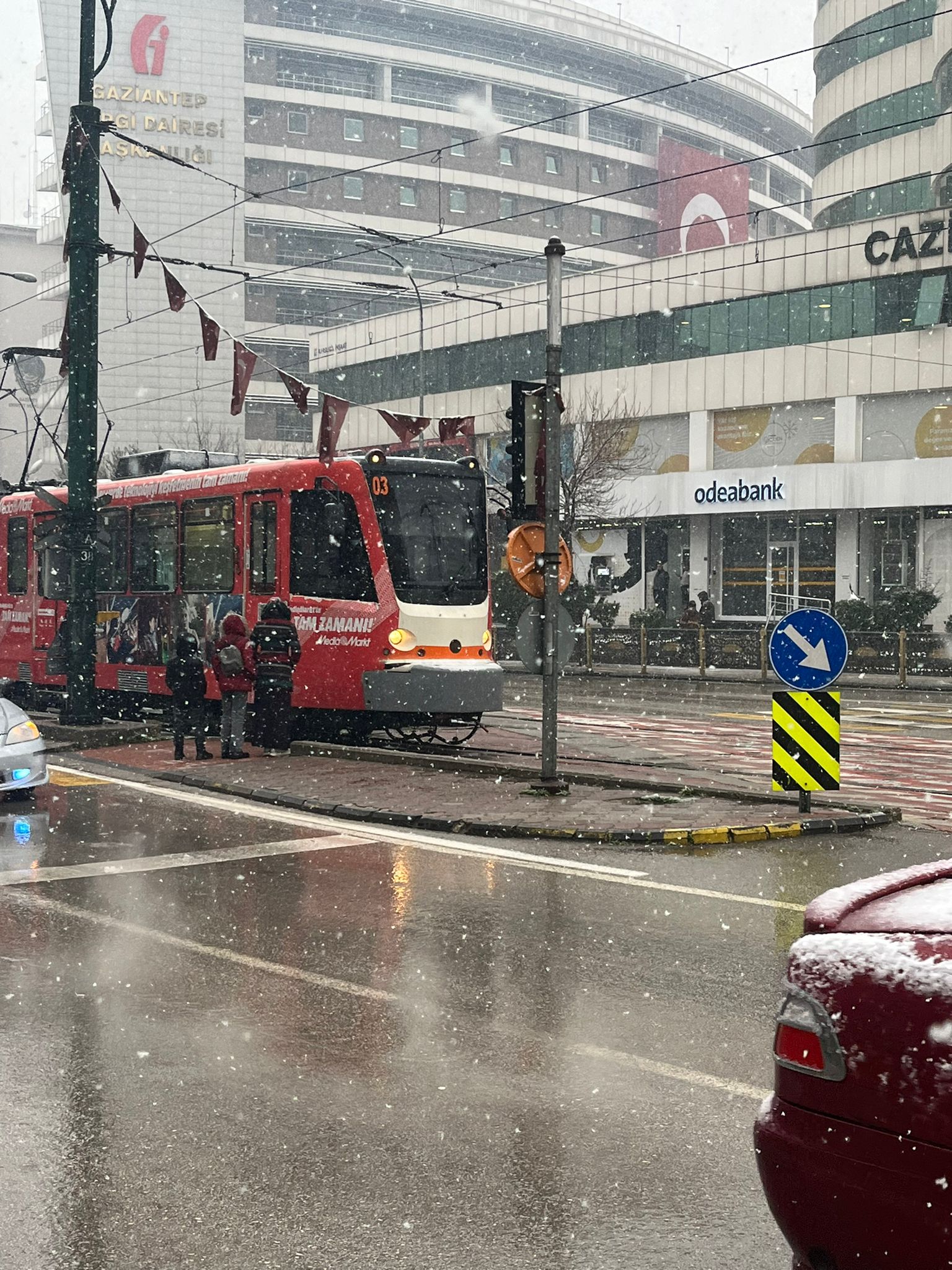 Gaziantep'in Kar Hasreti Dindi! Birbirinden Güzel Kar Manzaraları!