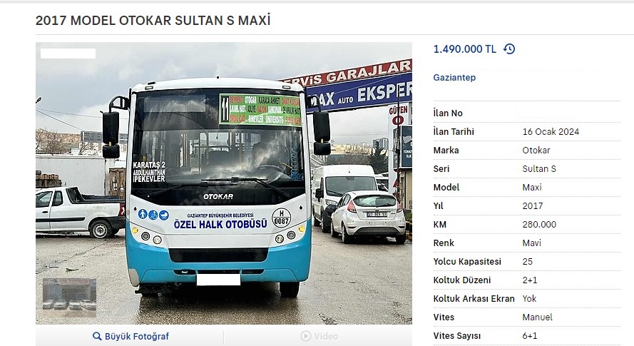 Satılığa Çıkarılan Otobüs İlanları! (2)
