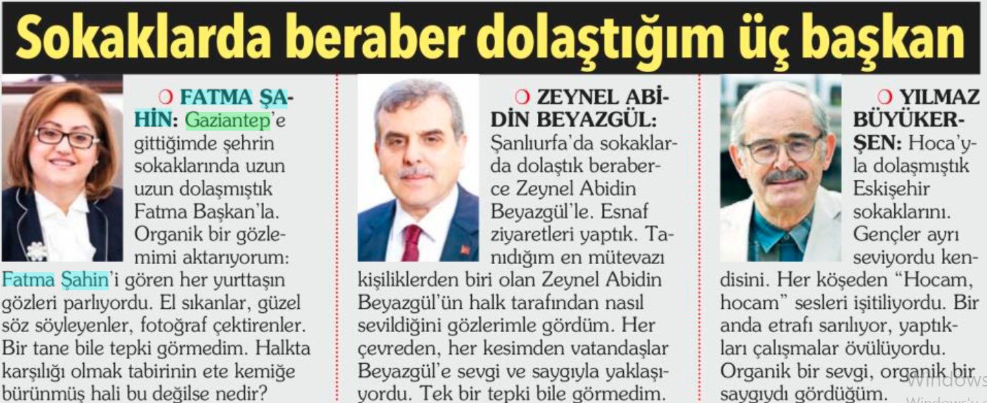 Hürriyet Gazetesi Genel Yayın Yönetmeni Ahmet Hakan’ın Yazısı (2)