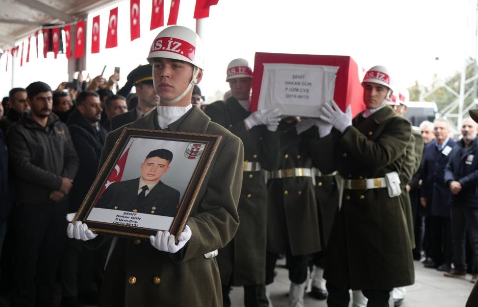 Şehit Hakan Gün, memleketinde son yolculuğuna uğurlandı