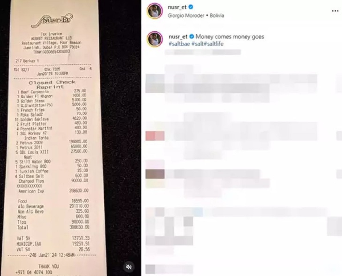 Nusret’in Dubai’deki Restoranında Ödenen 3 Milyonluk Rekor Hesap 3