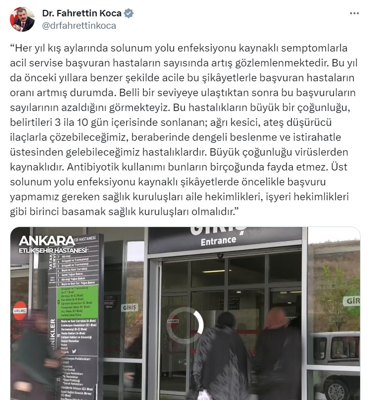 Sağlık Bakanı Fahrettin Koca’dan Salgın Açıklaması