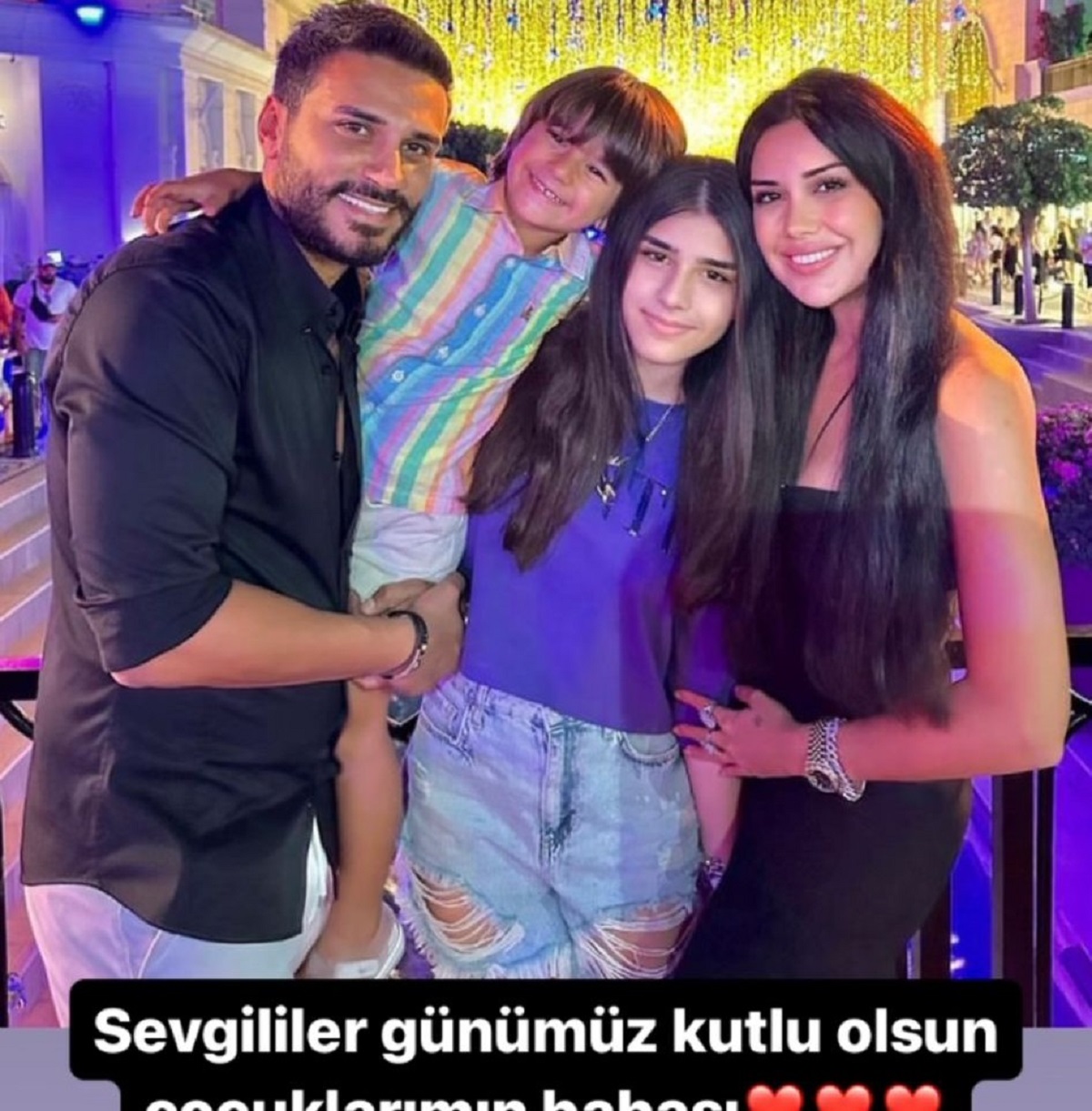 Dilan Polat, ailesi ile bir fotoğrafını da paylaşmayı ihmal etmedi ve “çocuklarının babasının” sevgililer gününü kutladı. Bu paylaşımıyla “cezaevinde bile paylaşım derdinde” yorumlarına neden oldu.